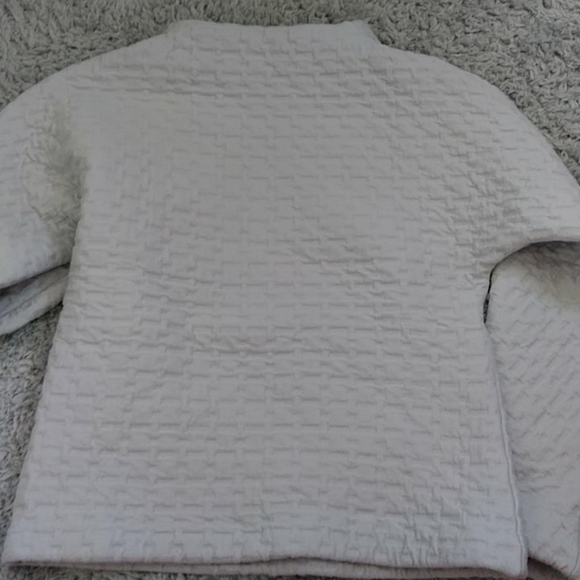 COS jacquard mock neck sweatshirt - Picture 4 of 9